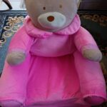 Pink teddy sofabed