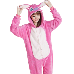 Lilo & Stitch Pink Angel Onesie Adult Size XL