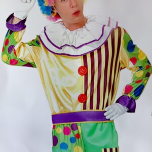 Adults 5 piece Clown Costume