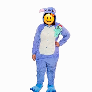 Stitch onesie jumpsuit with Monster doll size M-L